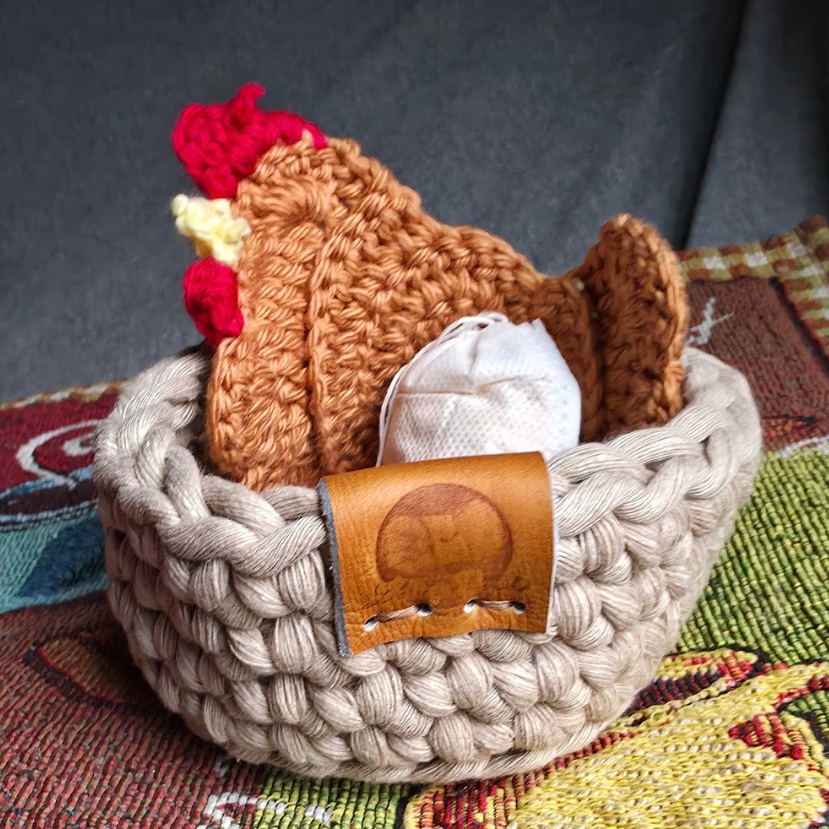Oat Mini Oil Basket & Trinket Dish | Minimalist Storage