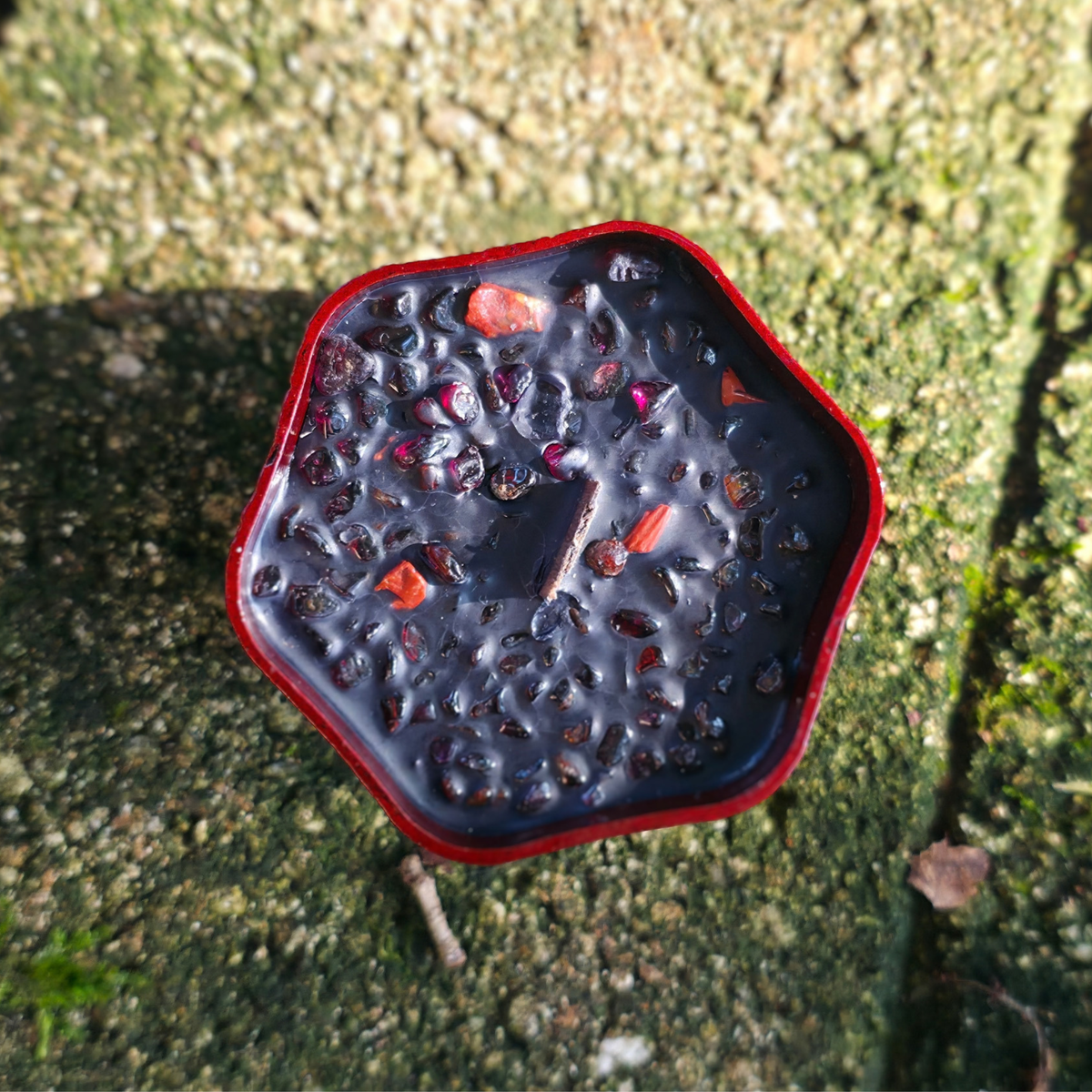 Persephone Pomegranate | Soy candle with wood wick