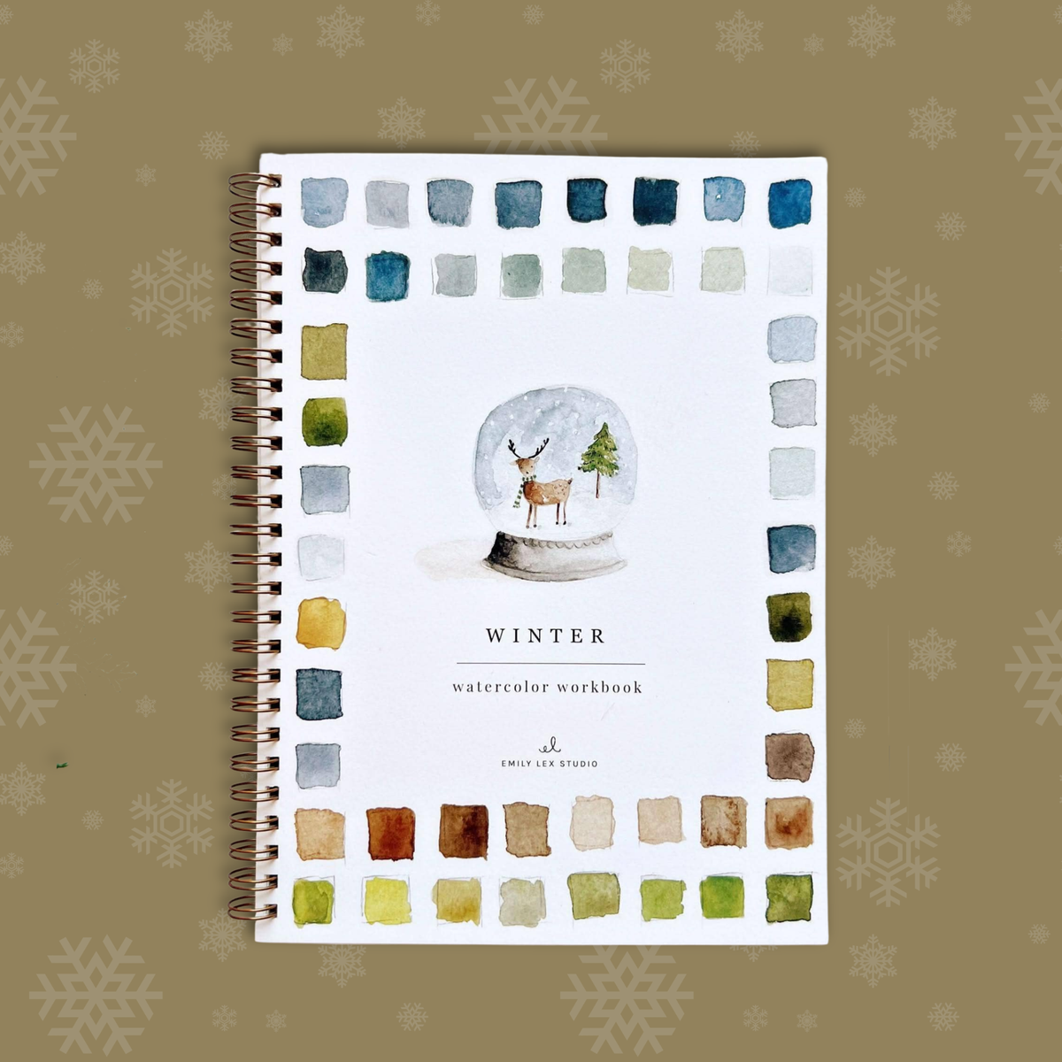 Winter Paint-by-Number Kit: Cozy Winter Scenes