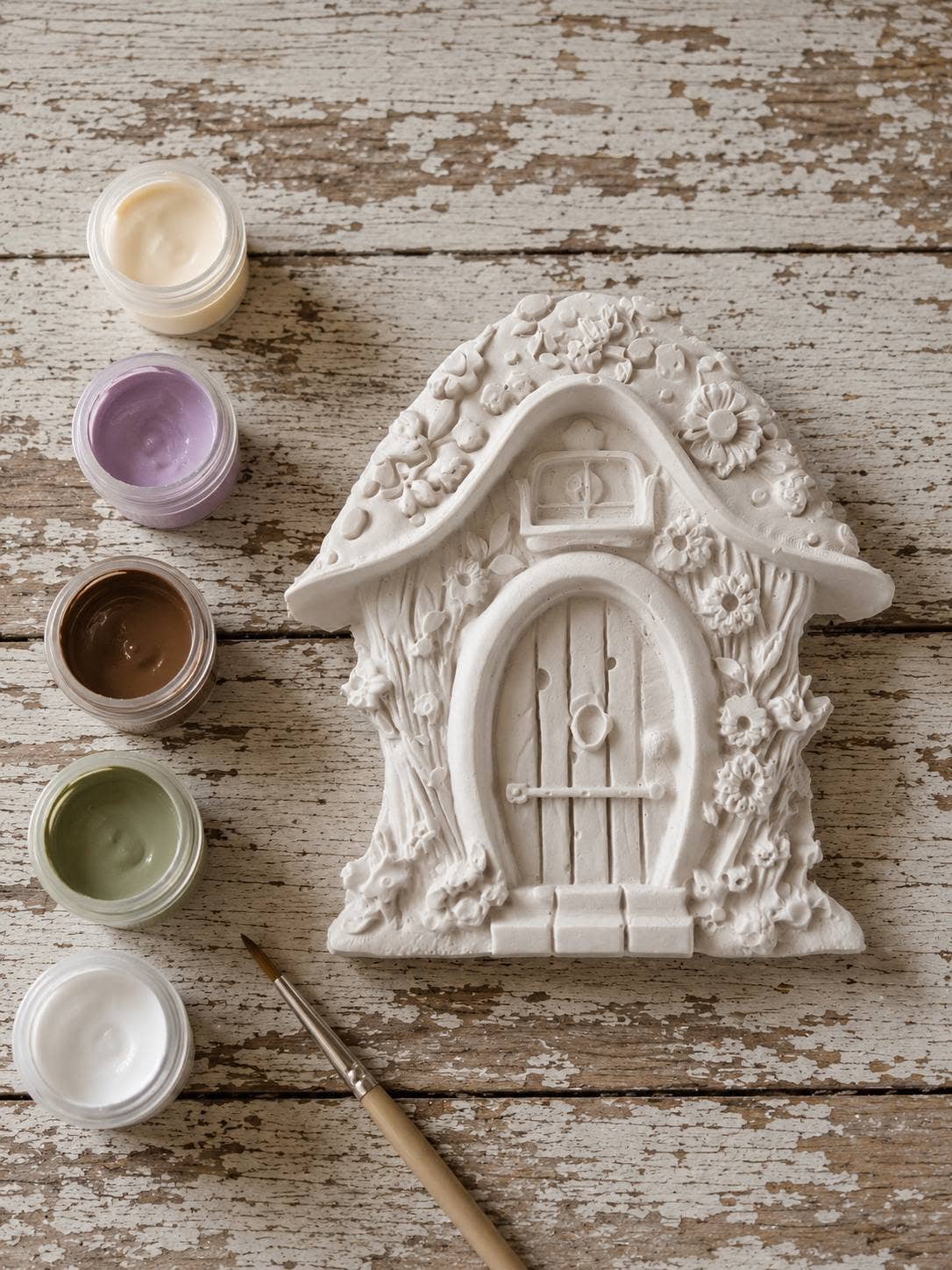 Fairy House Plaster Painting Kit